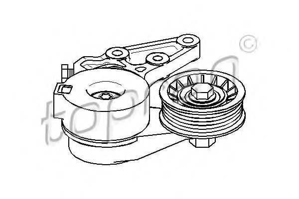 Imagine Intinzator curea, curea distributie TOPRAN 109 804