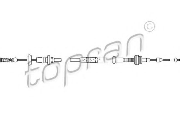 Imagine Cablu acceleratie TOPRAN 109 822