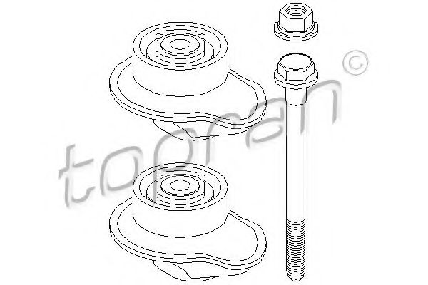 Imagine Set rulmenti, corp axa TOPRAN 109 834