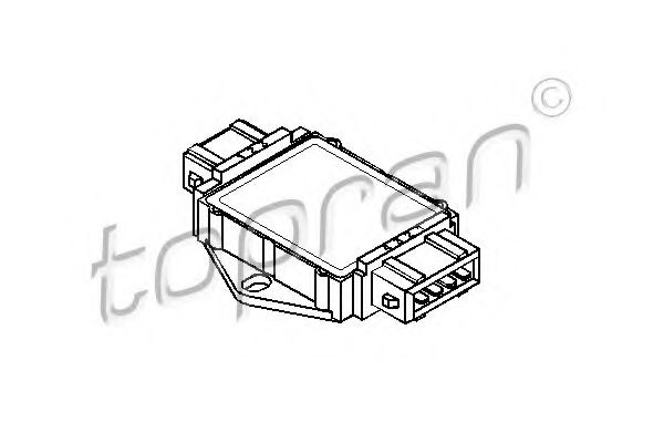 Imagine unitate de control,sistem de aprindere TOPRAN 109 881