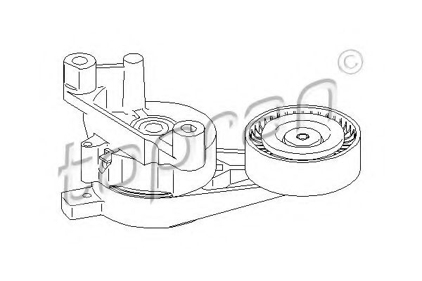 Imagine Intinzator curea, curea distributie TOPRAN 110 570