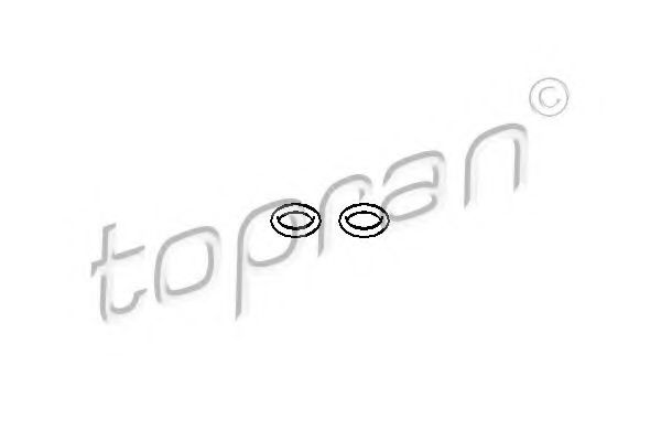 Garnitura, filtru combustibil TOPRAN 110 676