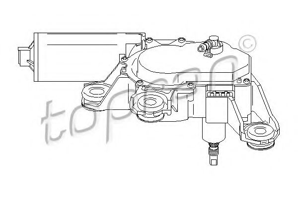 Imagine motor stergator TOPRAN 110 741