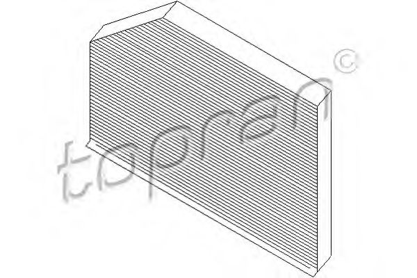 Imagine Filtru, aer habitaclu TOPRAN 111 124