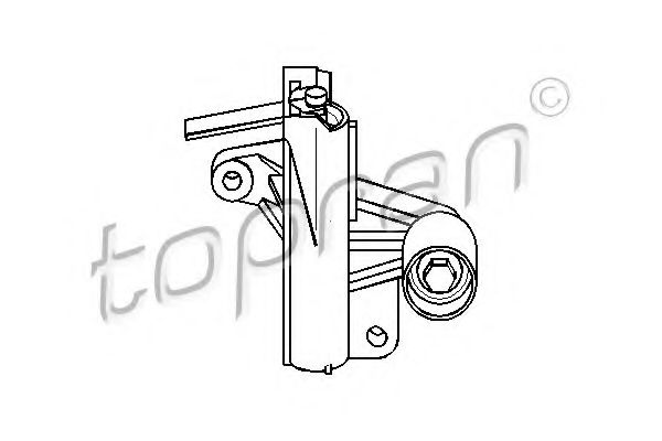 Mecanism tensionare, curea distributie TOPRAN 111 163