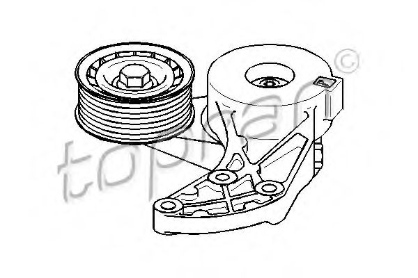 Imagine Intinzator curea, curea distributie TOPRAN 111 483