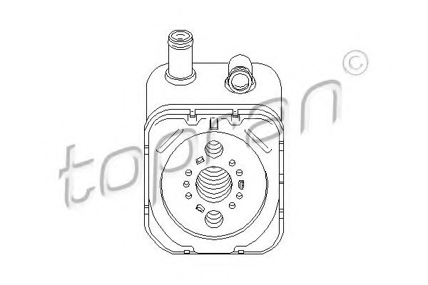 Imagine Radiator ulei, ulei motor TOPRAN 112 860