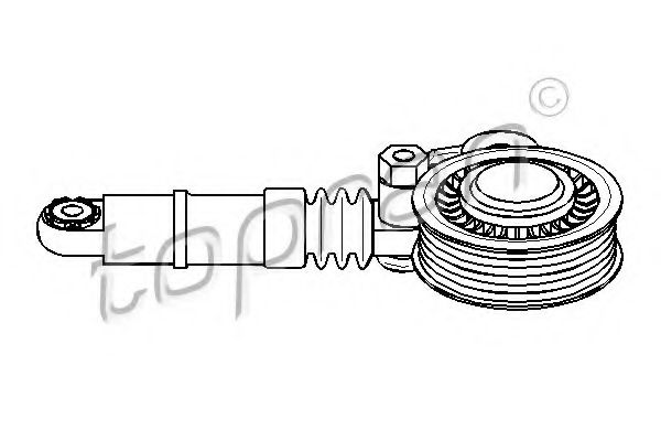 Imagine Intinzator curea, curea distributie TOPRAN 112 974