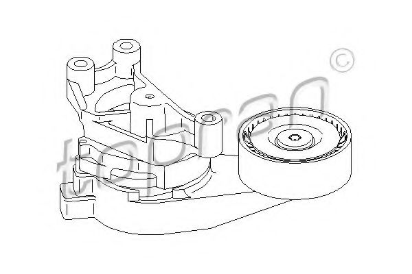 Imagine Intinzator curea, curea distributie TOPRAN 113 207