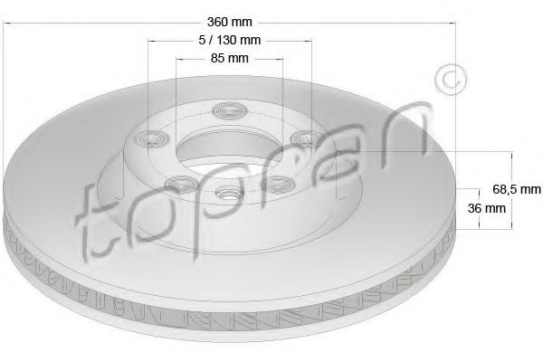 Imagine Disc frana TOPRAN 114 990