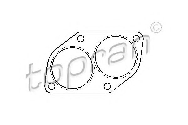 Imagine Garnitura, racord evacuare TOPRAN 201 740