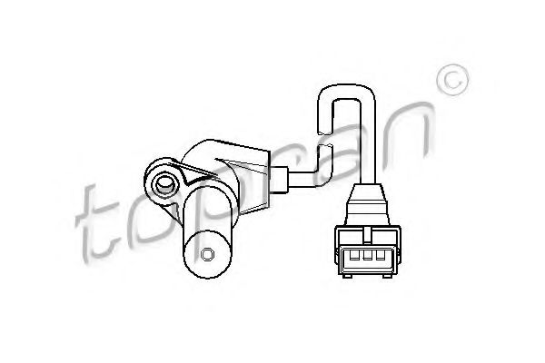 Imagine senzor turatie,management motor TOPRAN 205 894