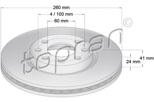 Imagine Disc frana TOPRAN 206 120