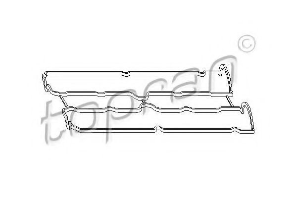 Imagine Garnitura, capac supape TOPRAN 206 133
