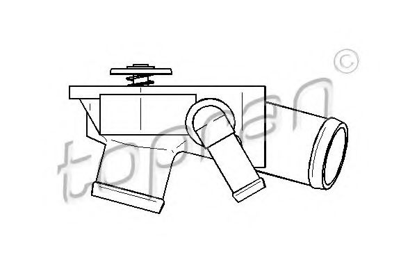 Imagine termostat,lichid racire TOPRAN 206 226
