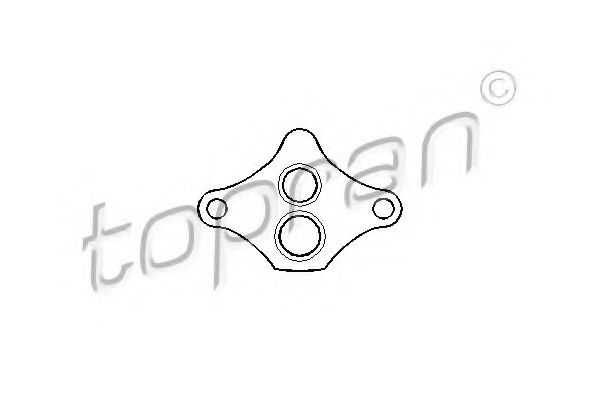 Garnitura, ventil AGR TOPRAN 206 614