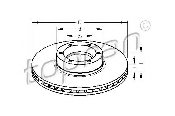 Imagine Disc frana TOPRAN 207 074