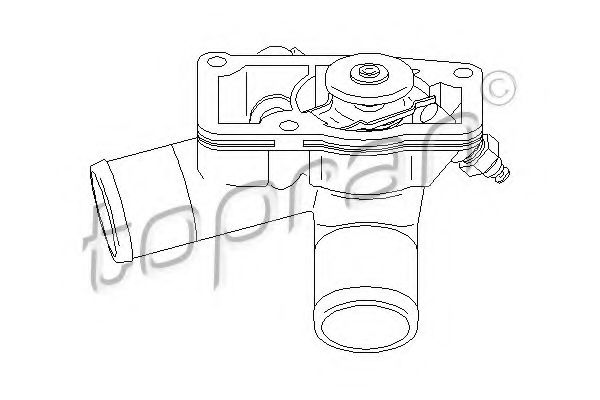 Imagine termostat,lichid racire TOPRAN 207 507