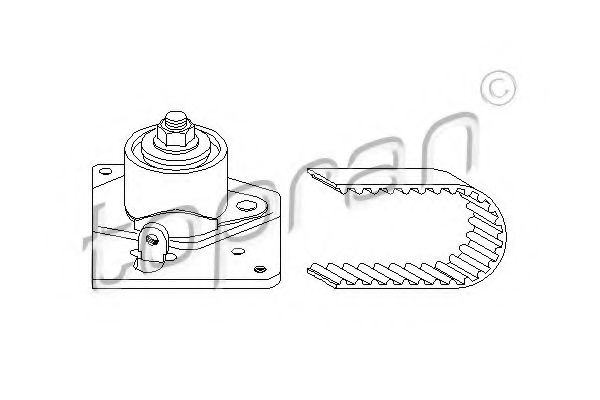 Imagine Set curea de distributie TOPRAN 207 960