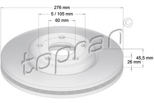 Imagine Disc frana TOPRAN 207 981