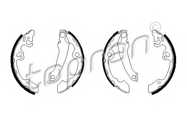 Imagine Set saboti frana TOPRAN 301 306