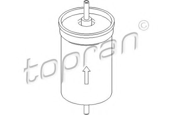 Imagine filtru combustibil TOPRAN 301 661