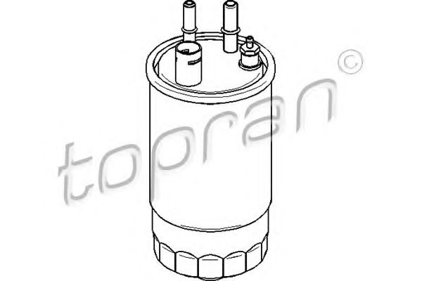 Imagine filtru combustibil TOPRAN 304 035