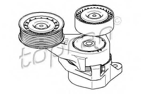 Imagine Intinzator curea, curea distributie TOPRAN 304 101