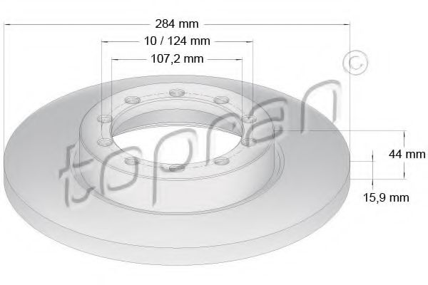 Imagine Disc frana TOPRAN 304 616