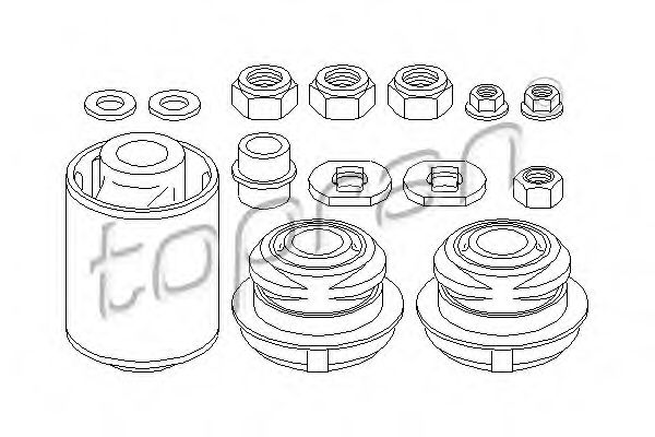 Imagine Set reparatie, bara stabilizatoare TOPRAN 400 051