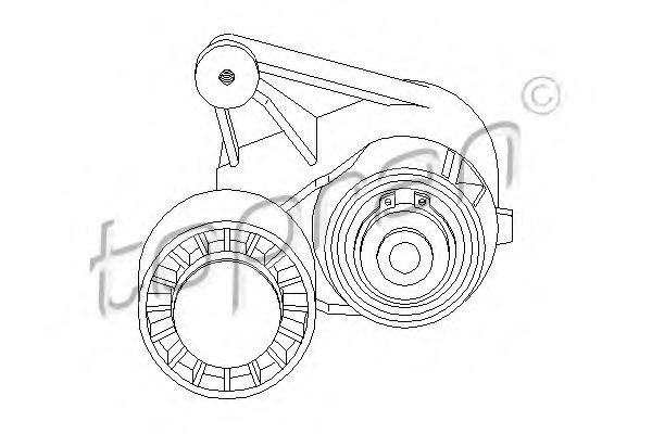 Imagine Intinzator curea, curea distributie TOPRAN 400 140