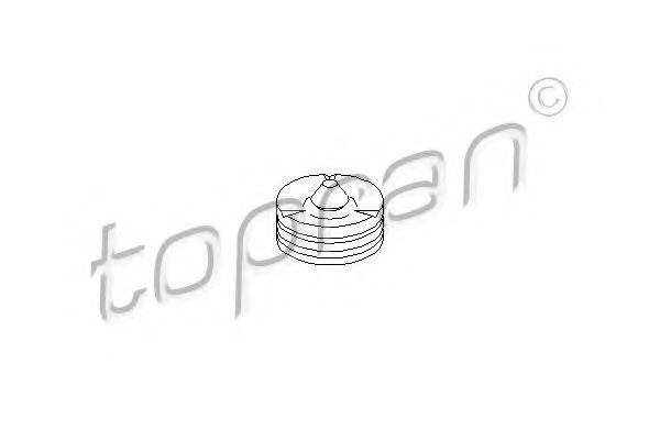 Tampon cauciuc,amortizor esapament TOPRAN 400 218