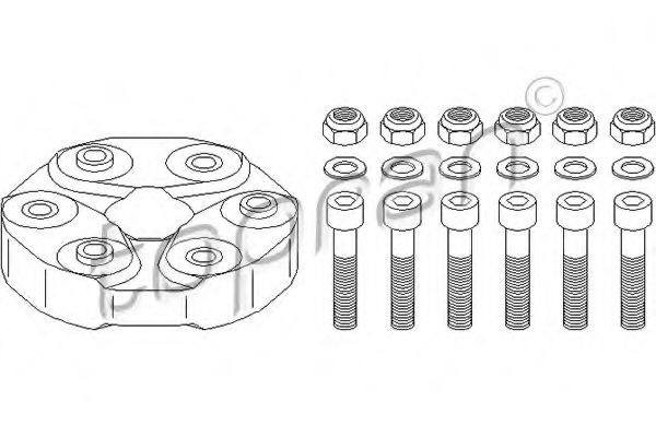 Imagine Articulatie, cardan TOPRAN 400 239