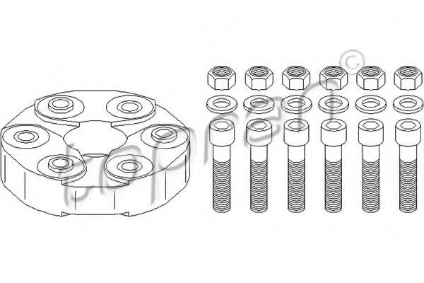 Imagine Articulatie, cardan TOPRAN 400 250