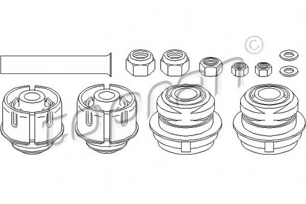 Imagine Set reparatie, bara stabilizatoare TOPRAN 400 331