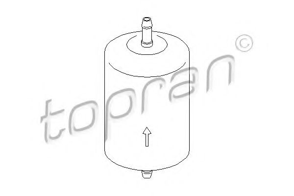 Imagine filtru combustibil TOPRAN 401 032