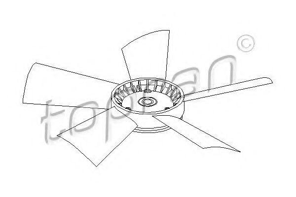 Imagine Paleta ventilator, racire motor TOPRAN 401 191