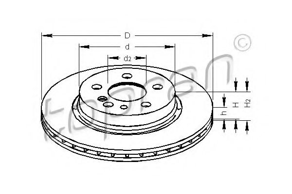 Imagine Disc frana TOPRAN 401 283