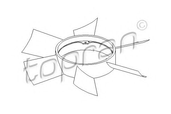 Imagine Paleta ventilator, racire motor TOPRAN 401 470