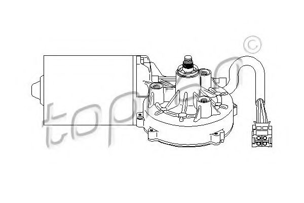Imagine motor stergator TOPRAN 401 530