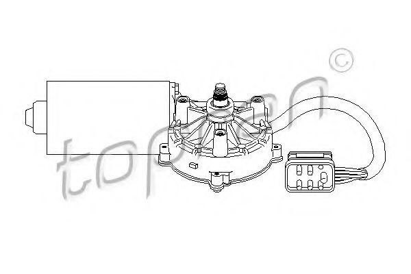 Imagine motor stergator TOPRAN 401 533