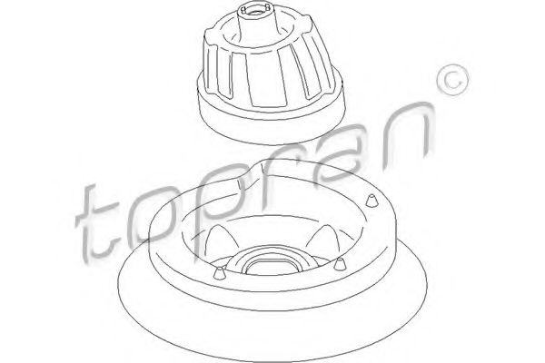 Imagine Rulment sarcina suport arc TOPRAN 401 619