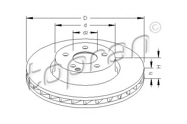 Imagine Disc frana TOPRAN 401 898