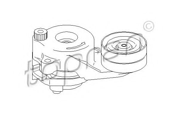 Imagine Intinzator curea, curea distributie TOPRAN 401 918