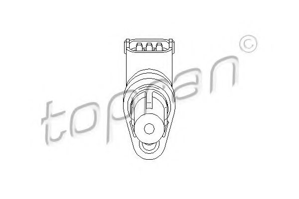 Imagine senzor turatie,management motor TOPRAN 407 868