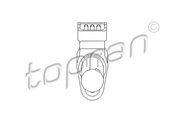 Imagine senzor turatie,management motor TOPRAN 407 869