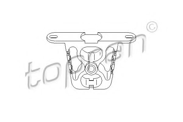 Imagine Suport, toba esapament TOPRAN 500 182