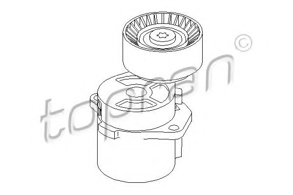 Imagine Intinzator curea, curea distributie TOPRAN 500 240