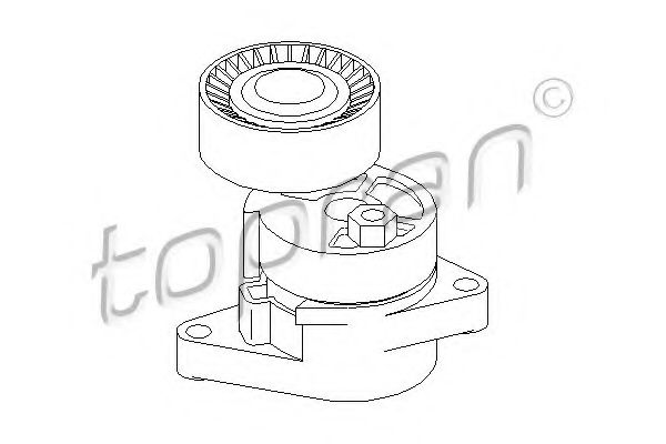 Imagine Intinzator curea, curea distributie TOPRAN 500 241