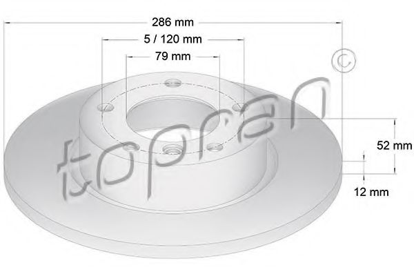 Imagine Disc frana TOPRAN 500 567